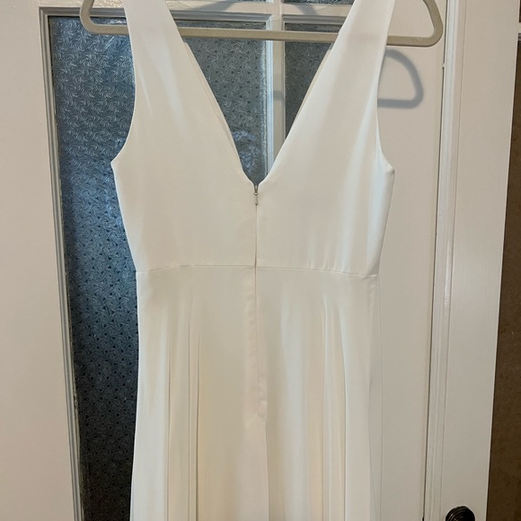 Jenny Yoo Plunge Neck Dress - Picture 6 of 8